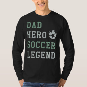 Mens Football Dad Best Papa Ever Day Fatherhood Fa T-Shirt