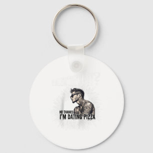Mens For Anti Valentine’s Day Tattooed Single Man  Key Ring
