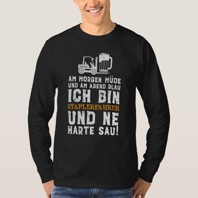 Mens Forklift Driver Warehouse Logistics  Idea T-Shirt (Front)