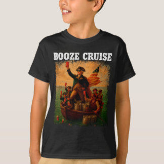 Mens Founding Father Booze Cruise Red C T-Shirt