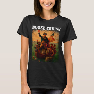 Mens Founding Father Booze Cruise Red C T-Shirt