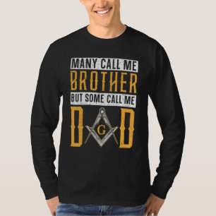 Mens Freemason Dad Masonic Fraternal Freemasonry S T-Shirt