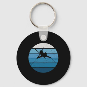 Men's Freestyle Skiing Winter Sport Ski Key Ring