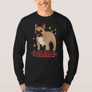 Mens French Bulldog Grandpa Dog Owner French Bulld T-Shirt