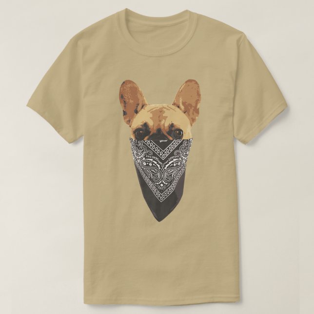 Mens French Bulldog Most Wanted  T-Shirt (Design Front)