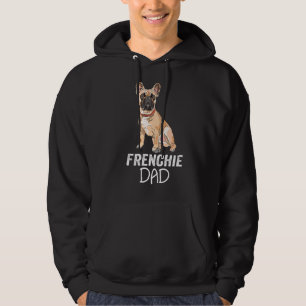Mens Frenchie Daddy French Bulldog  Dog Dad Hoodie