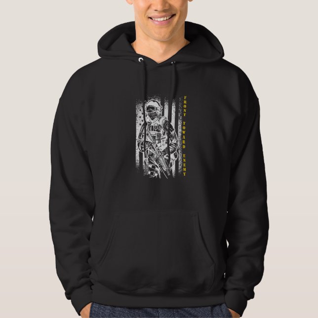 Mens Front Towards Enemy 2 Hoodie (Front)
