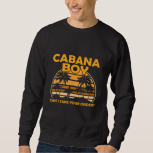 Mens Fun Cabana Boy Beach Vacation Pool Party Sweatshirt