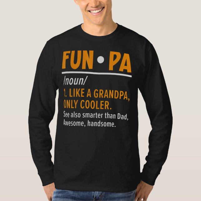 Mens Fun Pa Best Grandpa Ever Grandfather Grandpar T-Shirt (Front)