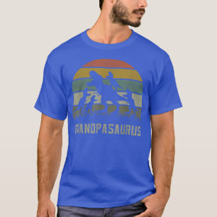 Mens Fun Rawr Dinosaur Grandpa s, Grandpasaurus 4  T-Shirt