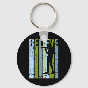 Mens Funky Mens Shooting Gun Biathlon Target Ski I Key Ring