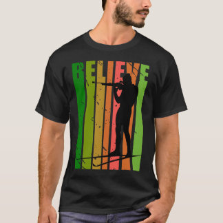 Mens Funky Mens Shooting Gun Biathlon Target Sprin T-Shirt
