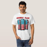 Mens funny 4th of July  T-Shirt<br><div class="desc">This funny shirt is perfect for celebrating the 4th of July and is ideal for men of all ages</div>
