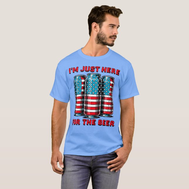 Mens funny 4th of July  T-Shirt (Front Full)