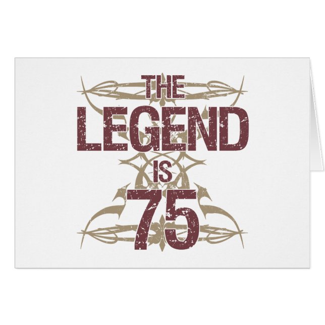 Men's Funny 75th Birthday (Front Horizontal)