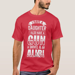 Mens Funny Alibi Party Night Joke Quotes Sarcastic T-Shirt