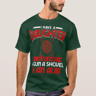 Mens Funny Alibi Party Night Joke Quotes Sarcastic T-Shirt