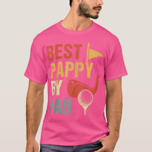 Mens Funny Best Pappy By Par Father's Day Golf Lov T-Shirt