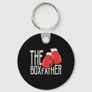 Mens Funny Boxfather Boxing Sports Dad Kickboxer Key Ring