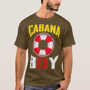 Mens Funny Cabana Boy Beach Pool Vacation T-Shirt