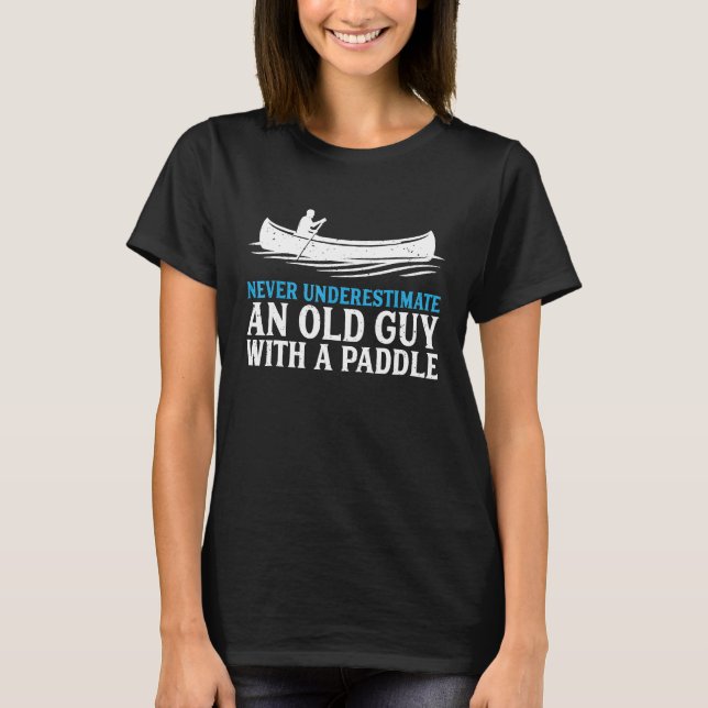 Mens Funny Canoeing Shirt for Men Humour Rowing Ca (Front)