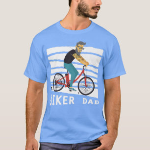 Mens Funny Cycling Mountain Biking Biker Dad T-Shirt