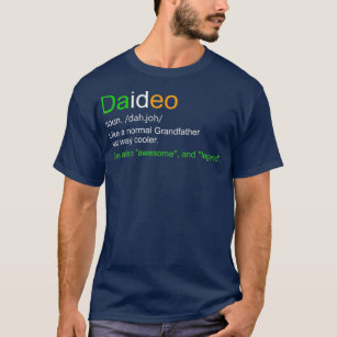 Mens Funny Daideo Ireland Grandfather Grandpa T-Shirt