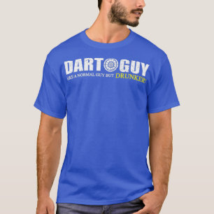 Mens Funny Dart Guy Shirt Cool Team Gift