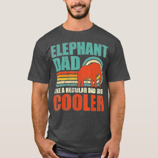 Mens Funny Elephant Dad Like A Regular Dad But Coo T-Shirt