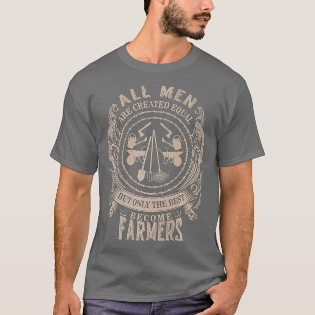 Mens Funny Farming Lover Gift Mens Farming T-Shirt (Front)