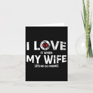 Mens Funny Fishing Quote For Fisherman And Dads  Card