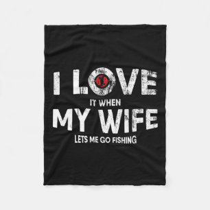 Mens Funny Fishing Quote For Fisherman And Dads  Fleece Blanket