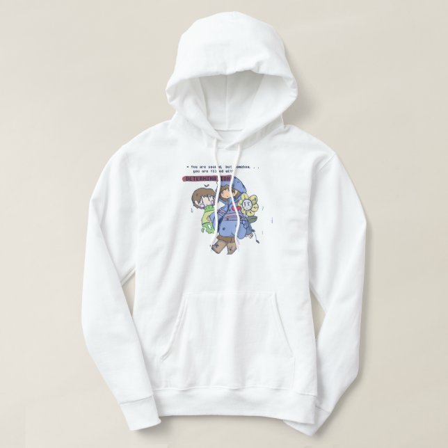 Mens Funny Frisk Undertale More Then Awesome Hoodie (Design Front)