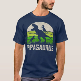 Mens Funny Grandpa Shirts, Papasaurus Dinosaur 2 K T-Shirt