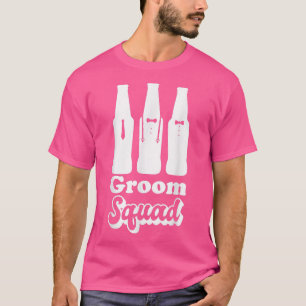 Mens Funny Groom Squad Wedding Bachelor Party Stag T-Shirt