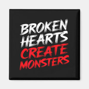 Mens Funny Gym Saying Valentine's Broken Hearts Mo Magnet