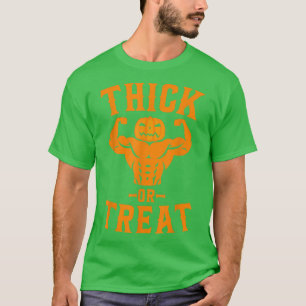 Mens Funny Halloween Pumpkin Gym and Fitness Lover T-Shirt