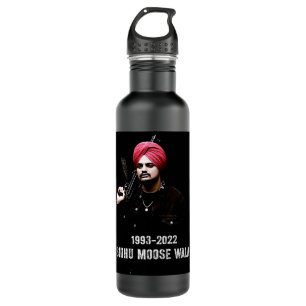 Mens Funny Indian Sidhu Five Moose Man Wala Actor  710 Ml Water Bottle