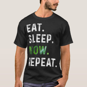 Mens Funny Landscaper Men Lawncare Eat Sleep Mow R T-Shirt