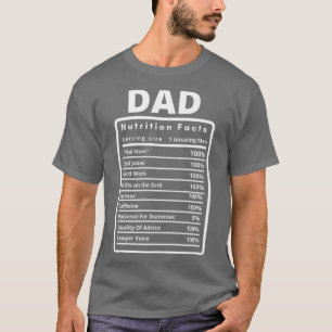 Mens Funny Lawyer Dad Nutrition Facts Premium T-Shirt