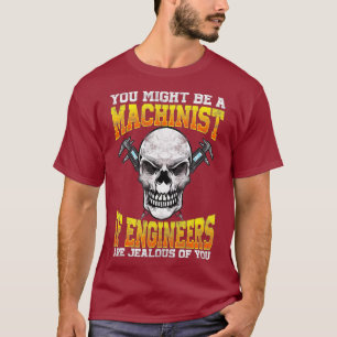 Mens Funny Machinist Operator CNC Worker Job T-Shirt