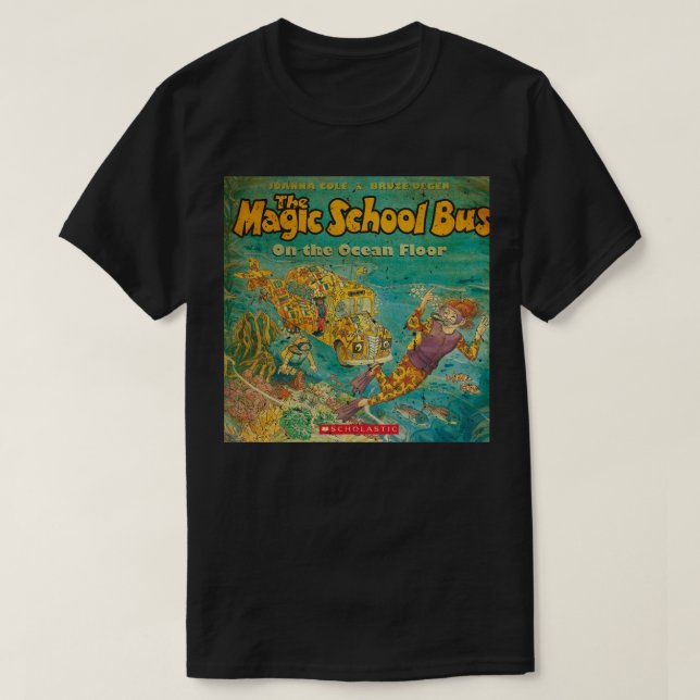Mens Funny Magic Cartoons School Bus Kids Gifts Fo T-Shirt (Design Front)
