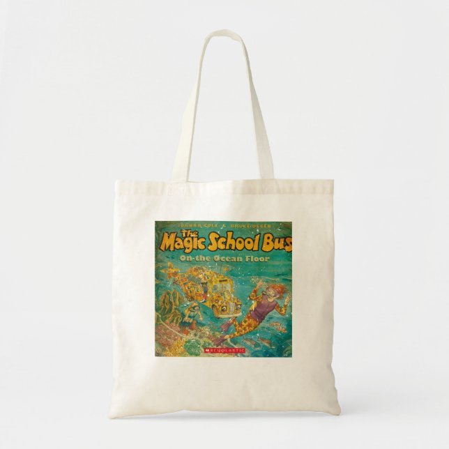 Mens Funny Magic Cartoons School Bus Kids Gifts Fo Tote Bag (Front)