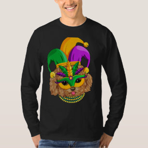 Mens Funny Mardi Gras Dog Apparel Golden Doodle Do T-Shirt