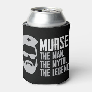 Mens Funny Murse Male Nurse Shirt RN LPN CNA Love Can Cooler