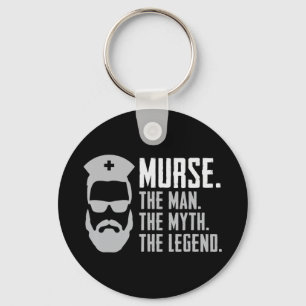 Mens Funny Never Underestimate An Old Man With A B Key Ring