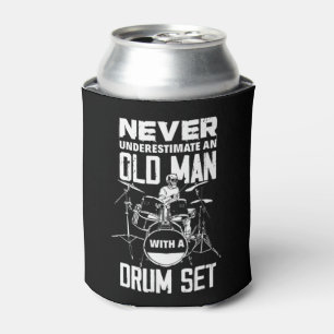 Mens Funny Never Underestimate An Old Man With A D Can Cooler