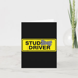 Mens Funny New Driver  Card