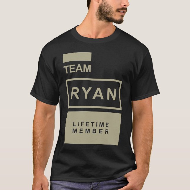 Mens Funny Personalised Name Ryan T-Shirt (Front)