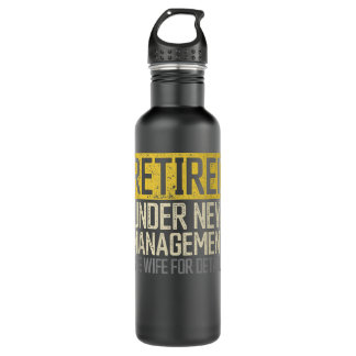 Mens Funny Retirement for Men Retirement Funny Ret 710 Ml Water Bottle